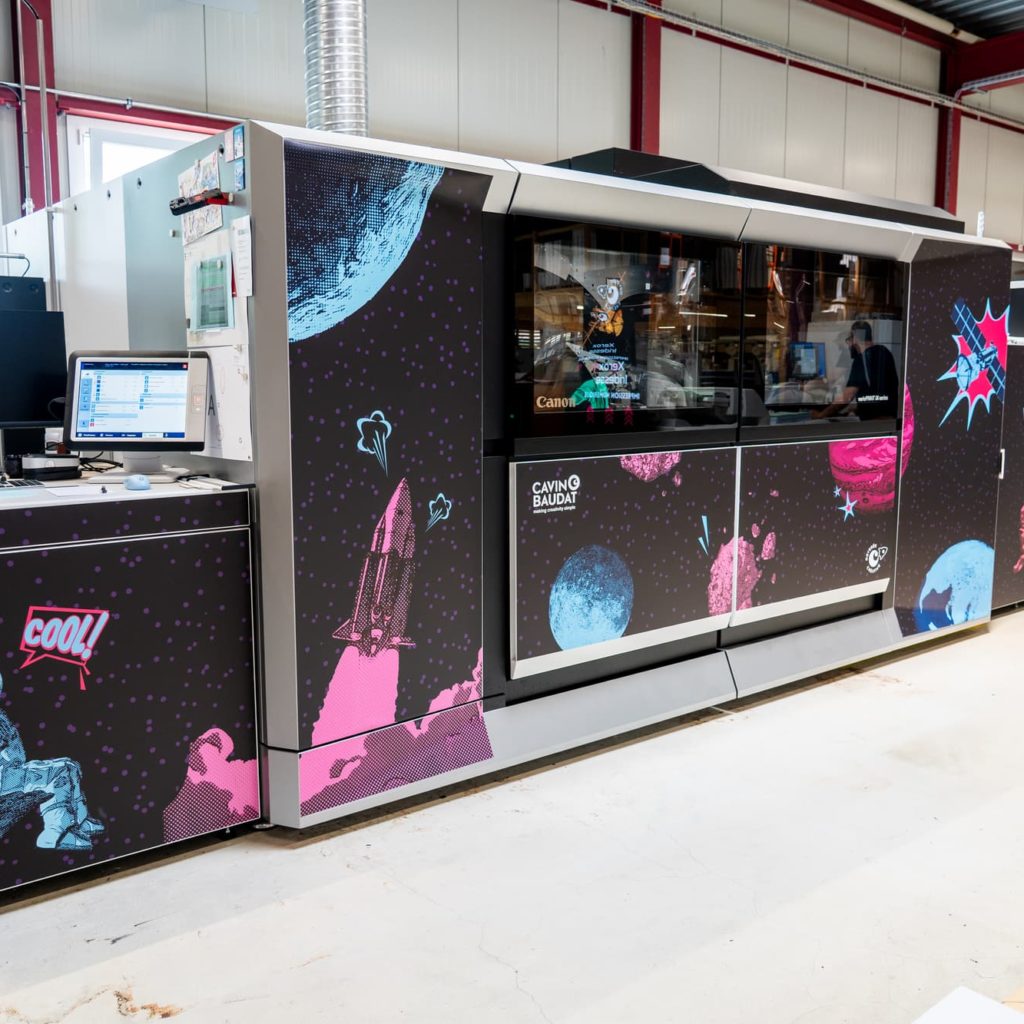 Presse numérique Canon varioPRINT iX de Cavin-Baudat