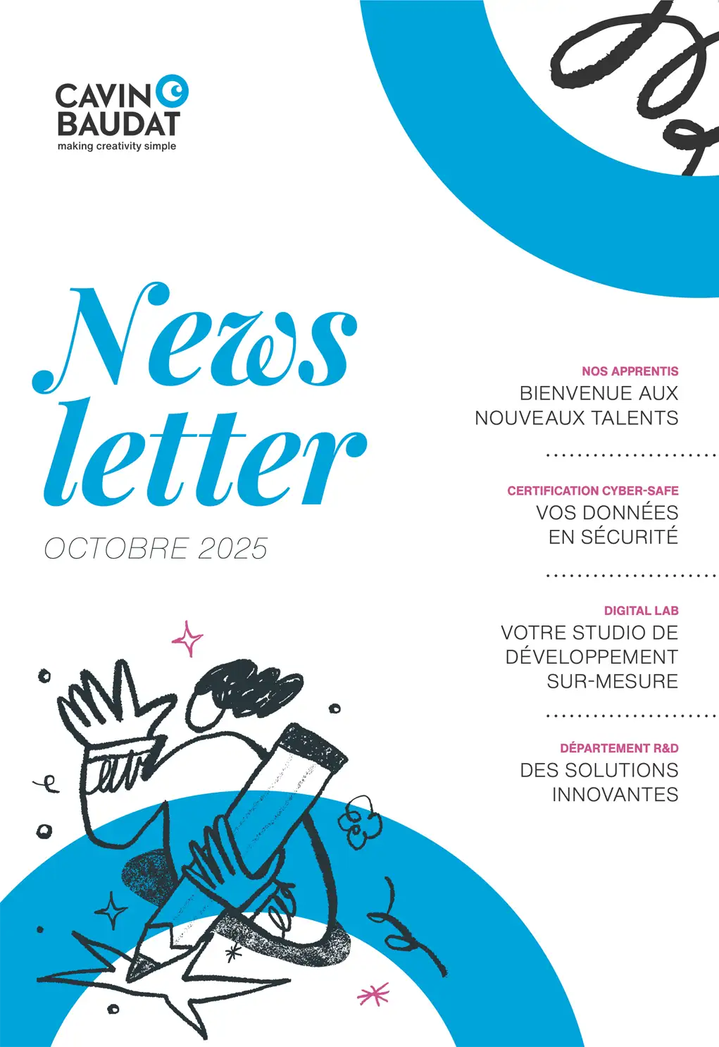 Converture de la newsletter Cavin-Baudat de novembre 2025